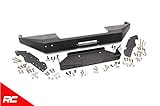 Rough Country Front Offroad Winch Bumper Compatible w/ 1984-2001 Jeep Cherokee XJ Front Winch Bumper 10570