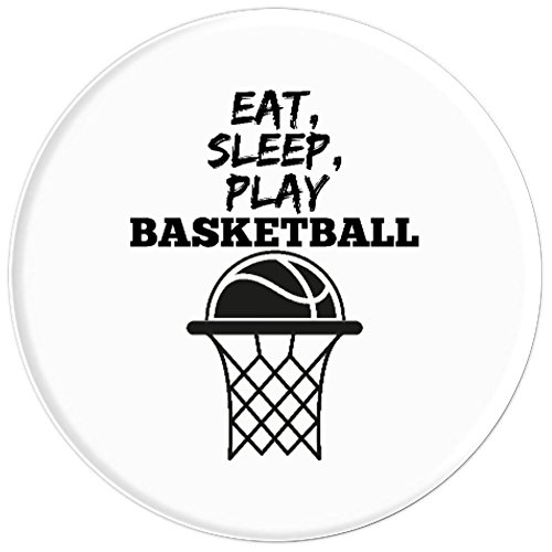Eat Sleep Play Basketball Funny Grip Player Fan Gift - PopSockets Grip and Stand for Phones and Tablets