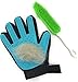 Dashka Pet Groomer Glove and Pet Hair Remover Brush Pair, Remover and Deshedding Tools for Your Pet Hair Removal and Grooming Needs