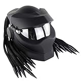 Robot Motorcycle Helmet,Revealable Lens Motorcycle