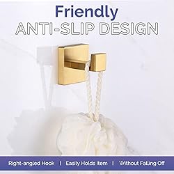Angle Simple Bath Towel Hook, SUS304 Stainless