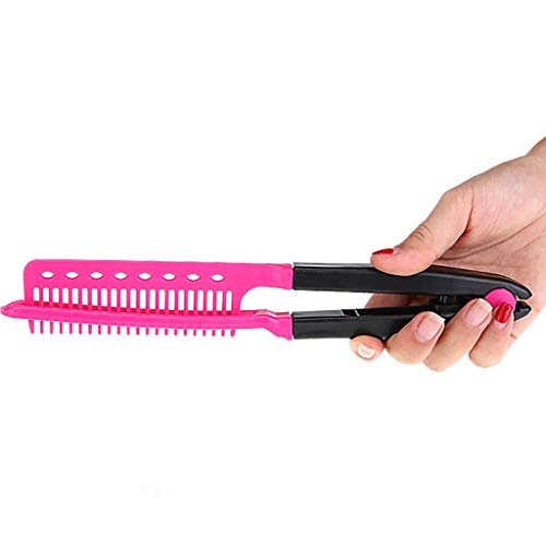 WONdere Hair Straightener Hair Dress Styling V Shape Comb DIY Salon Hairdressing