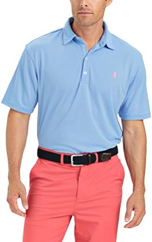 Johnnie-O Men's Fairway Prep-formance Short Sleeve Polo (Large, Vista)
