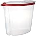 Rubbermaid 745176257628 Cereal/Snack Storage Container Each 1.5 Gal 3-Pack, 1.5 Gallon, Red