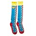 DC Comics Wonder Woman Faux Lace Up Knee High Boot Socks with Cuff