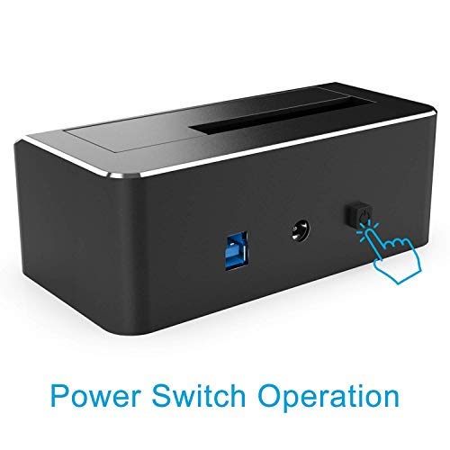 RSHTECH USB 3.0 to SATA Hard Drive Docking Station SD TF Card Reader 2 USB 3.0 Ports 2.5 3.5 inch External SATA HDD SSD, Tool Free Automatic Sleep Function - Thumbnail 7