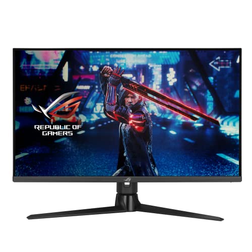 Asus Rog Strix Xg32Aq Rear Panel Showing Displayport And Hdmi Connections