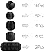 Outee 32 Pcs Cable Clips Wire 5 Sizes Cord Clips Cable Adhesive Cord Management Wire Holder System Home Office Car Desk Accessories Gift for Families Friend