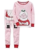 Carter's Girls' 2-Piece Christmas Snug Fit Cotton