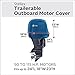 Classic Accessories Stellex Trailerable Outboard Boat Motor Cover