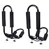 Goplus-2-Pair-Canoe-Boat-Kayak-Carrier-Car-SUV-Truck-Roof-Top-Mount-J-Cross-Bar