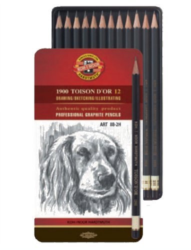KOH-I-Noor Toison 1900 Pencils Set of 12