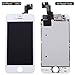 Screen Replacement for iPhone 5s White, Fully Pre-Assembled LCD Display and Touch Screen Digitizer Replacement for A1453, A1533, A1457, A1530 w/Repair Tools