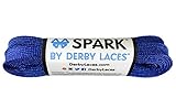 Blue SPARK Shoelace - Derby Laces for Shoes, Skates, Boots, Roller Derby, Hockey and Ice Skates (120 Inch / 305 cm)