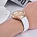 Compatible With Galaxy Watch 42mm Band /Galaxy Watch 3 41mm/Galaxy Watch Active 40mm/Active2 44mm Bands,TOROTOP 20MM Genuine Leather Strap Replacement Band Strap Band Rose Gold