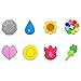 Pokemon Gym Badges: Gen 1 - Kanto League (Small Version, 1 Inch)
