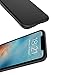 LUVVITT Svelte Case with Slim Fit Hard Shell and Soft Feel Non Slip Coating Compatible Designed for Apple iPhone Xs/X (2017-2018) - Matte Black
