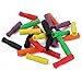 Silicone Straw Tips, STAR-FLY Food Grade Multicolored Straw Tips Cover for 1/4