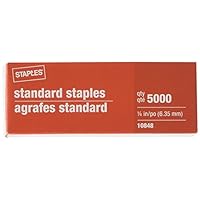 Staples Standard Staples 5 Boxes - 25000 Staples