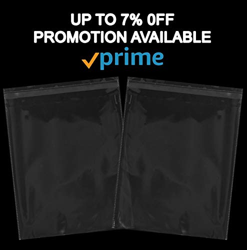 image for ABC Pack & Supply 100 pack Clear OPP bags 10 x 13. Self-adhesive seali