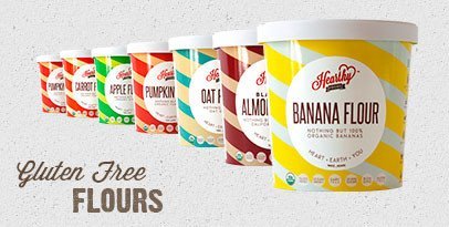 Hearthy Foods Delicious Squash Flour, Gluten Free, Non-GMO, Sixteen Ounces