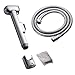 Handheld Bidet Toilet Sprayer with 47inch Anti-leaking Stainless Steel Hose Cloth Diaper Sprayer Clean Washer for Personal Hygiene Feminine Use pets Shower