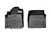 WeatherTech Custom Fit FloorLiners for Toyota Sequoia, Tundra - 1st Row (444081), Black