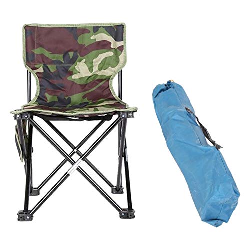 OGTFRWS Camouflage Klappstuhl Freizeit Angelstuhl Outdoor Portable Stuhl Großer Angelstuhl – Bild 3