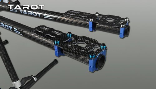 ZJchao Tarot Iron Man 650 Carbon Fiber 4 Axis Aircraft Fully Folding FPV Quadcopter Frame Kit Tl65b01