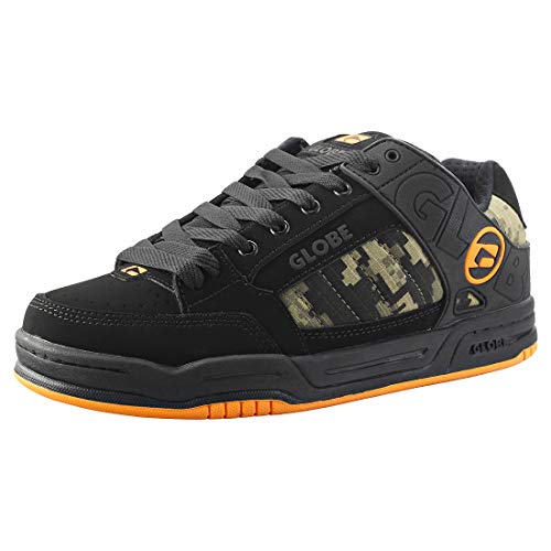 Globe Tilt, Men’s Skateboarding Shoes, Multicolour (Black / Camo / Orange 000), 8.5 UK (42.5 EU)