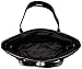 Vera Bradley Women's Microfiber Small Trimmed Vera Tote Bag, Classic Black Black, One Size