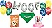 Dog Birthday Party Decorations Kit by Blast in a Box (Pink Hat): Puppy Cake Mix, Birthday Dog Bandana, Cake Hat, WOOF and Pawty Balloons