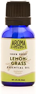 Aroma Foundry Lemongrass Essential Oil - 15 ml - 100% Pure &amp; All Natural