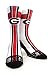 Rock 'Em Apparel University of Georgia UG Bulldogs Custom Athletic Crew Socks