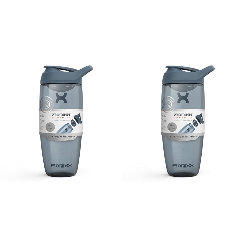 Promixx PURSUIT Protein Shaker Bottle Premium Sports Blender Bottles