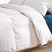 puredown All Season Comforter Twin Size Duvet Insert Year Round Use, Extra Soft 100% Cotton Cover Medium Warmth Cloud Fluffy with Tabs