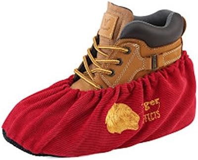 Reusable Boot and Shoe Bootie Covers Protectors (Red, Large)