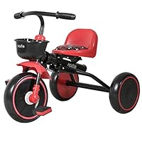 Nadle Red Kids Trike for 3 Years Old, 10-inch Wheels