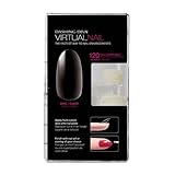 Dashing Diva - Virtual French Tips - Almond (Clear / Oval) - 120ct by Dashing Diva