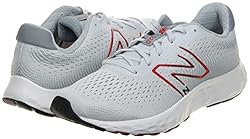 New Balance Men's 520 V8 Running Shoe, Grey/Red, 12