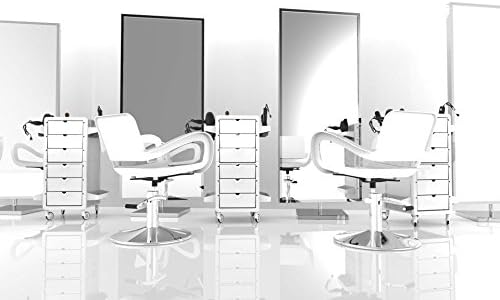 Set Styling chair and trolley white