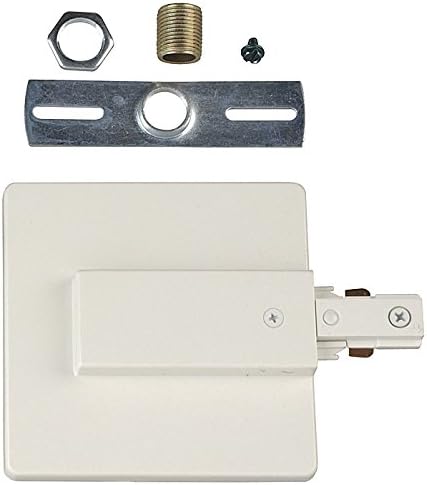 Juno Lighting Group T21 WH Junction Box End Feed, White