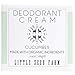 Little Seed Farm All Natural Deodorant Cream, Aluminum Free Activated Charcoal Deodorant for Women or Men, 2.4 Ounce - Cucumber