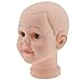 Jili Online 2pcs Kids Children Hats Caps Wigs Display Mannequin Manikin Head - Boy and Girl Face Models