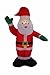Homegear 8 ft Christmas Inflatable Santa Claus