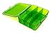 PuTwo Pill Organizer with 6 Large Compartments, Portable Pill Divider for Vitamin, Fish Oil and Supplements-Green