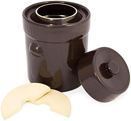 TSM Products 31062 German Style Fermentation Harvest Pot with Stone Weight, 15-Liter by TSM Products