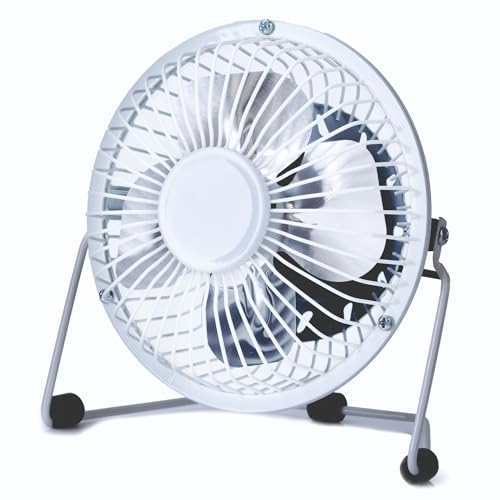 État Portable Usb Mini Ventilateur, Bleu Parent Blanc Antique