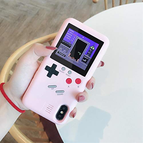 image for LayOPO Gameboy iPhone Case, iPhone Case Game Console with 36 Small Gam