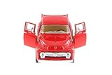 Kinsmart 1956 Ford F-100 Pickup Truck, Red 5385D - 1/38 Scale Diecast Model Toy Car